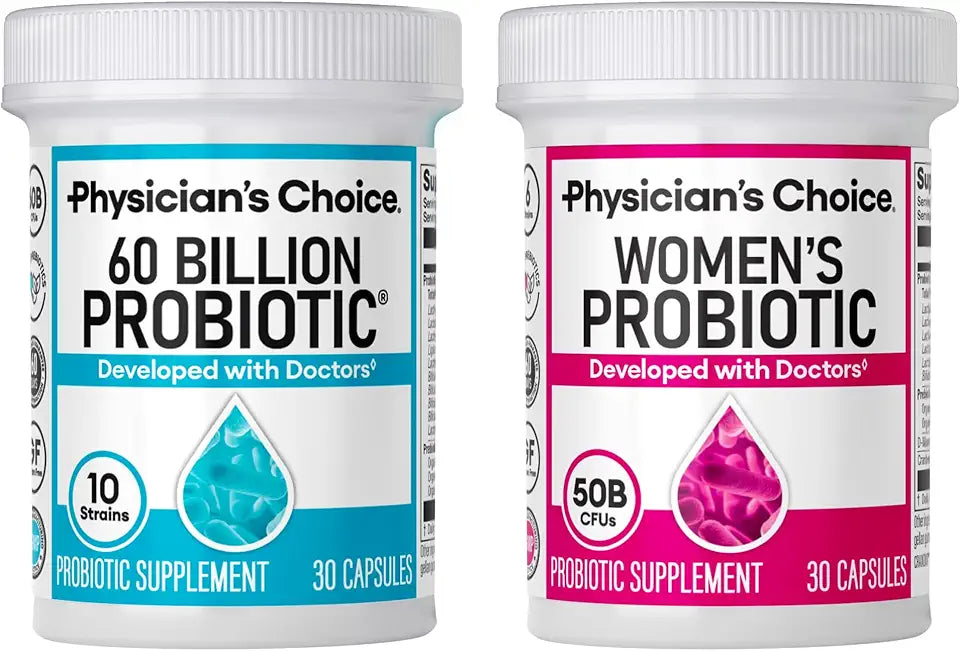Probiotics 60 Billion CFU & Women's Prebiotics & Probiotics H768874