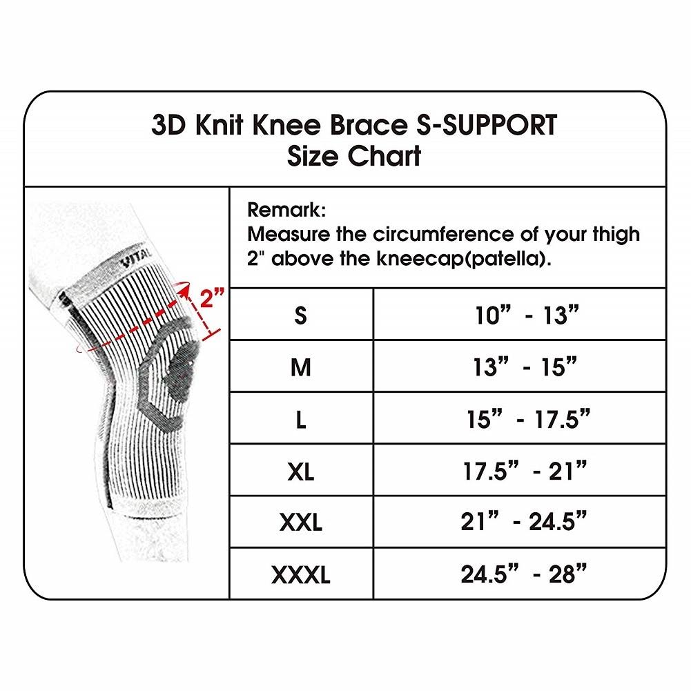 Compression Recovery Knee Sleeve Medium Light Grey F119732