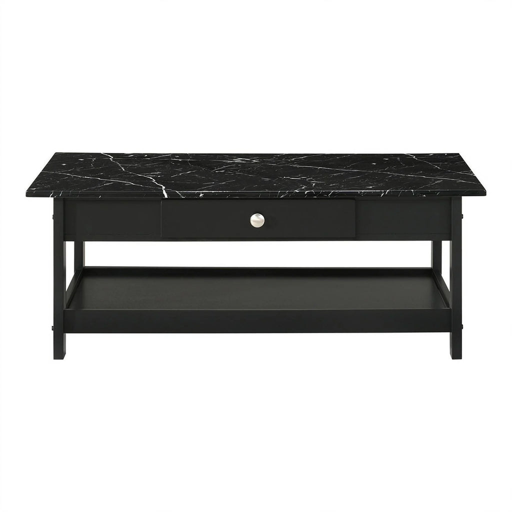 Black Wood 3-Piece Coffee Table Set H44773