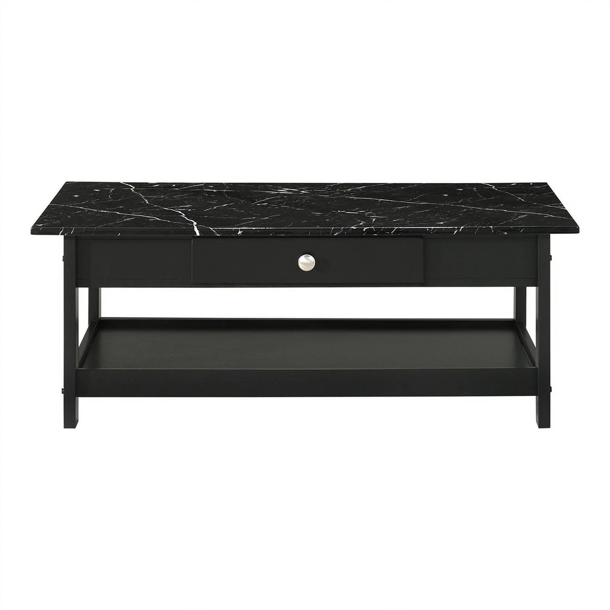 Black Wood 3-Piece Coffee Table Set H44773