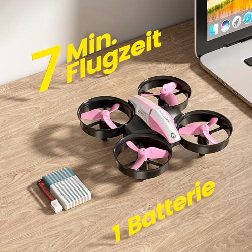 Red Mini Drone with 3 Batteries Z469