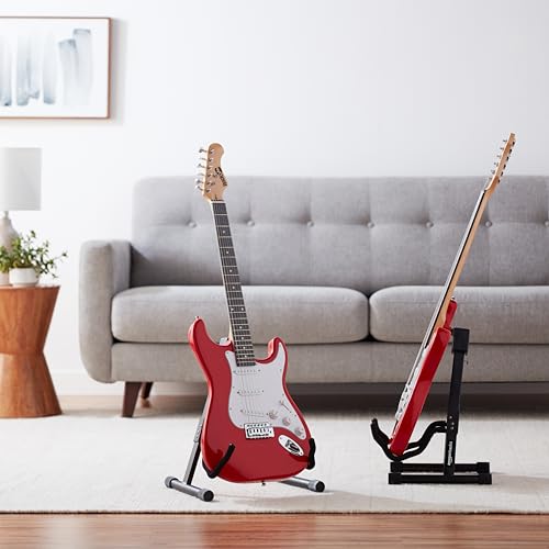 Adjustable Folding A-shape Guitar Stand Black T184164