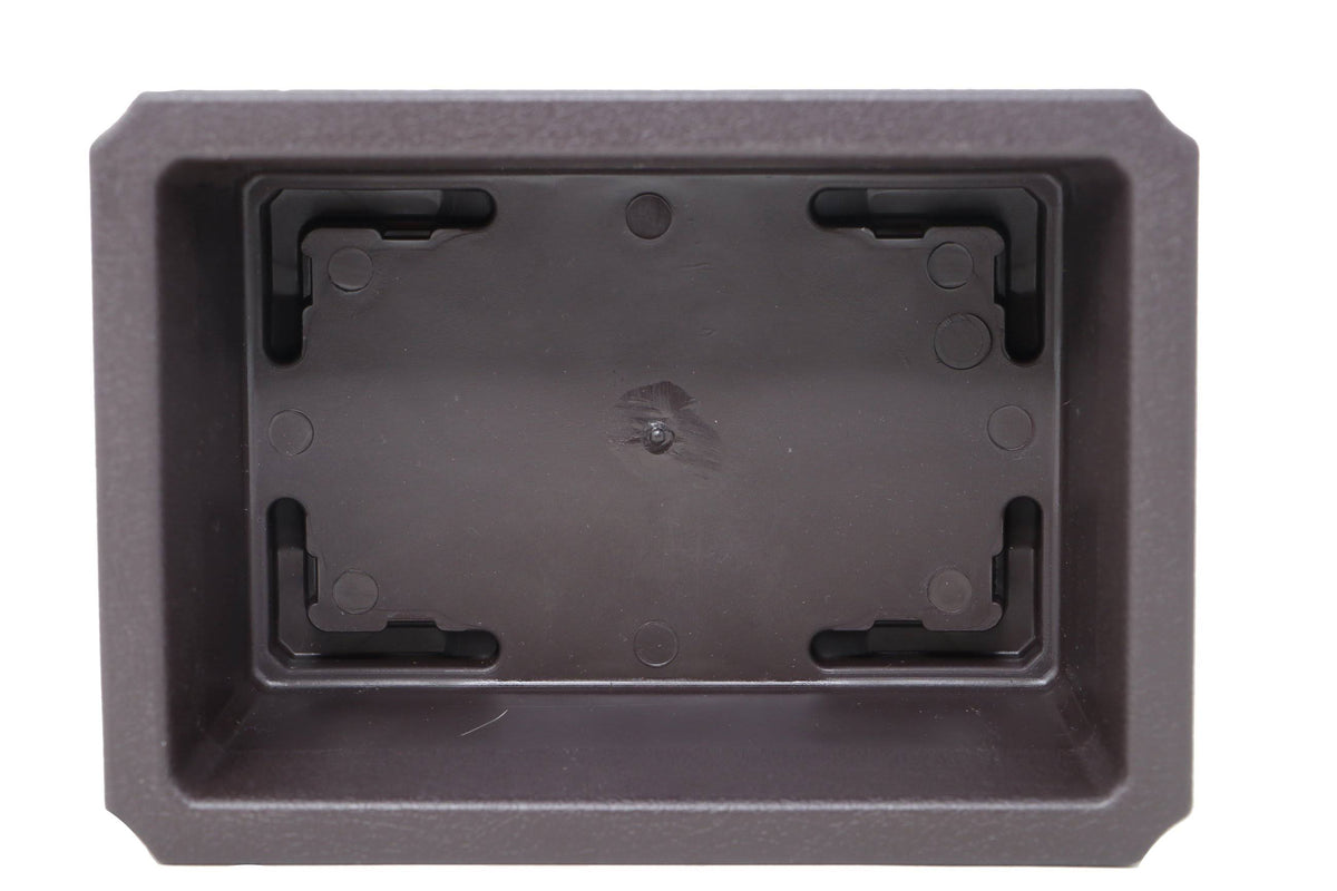 Rectangle Deep Brown Plastic Bonsai Training Pot F669