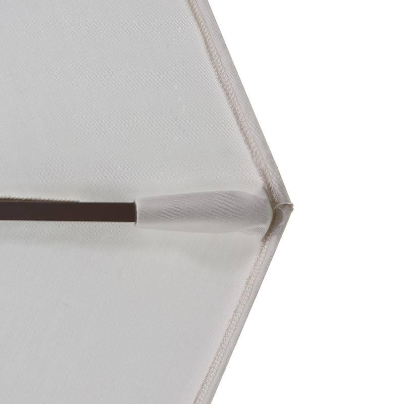9 ft. Aluminum Push Button Tilt Olefin Market Umbrella, Red T88158