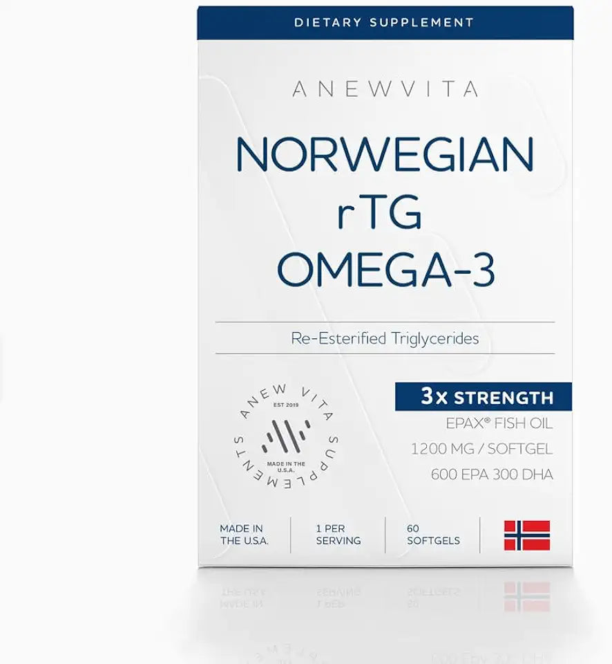1200mg Omega 3 Fish Oil Softgels H380620