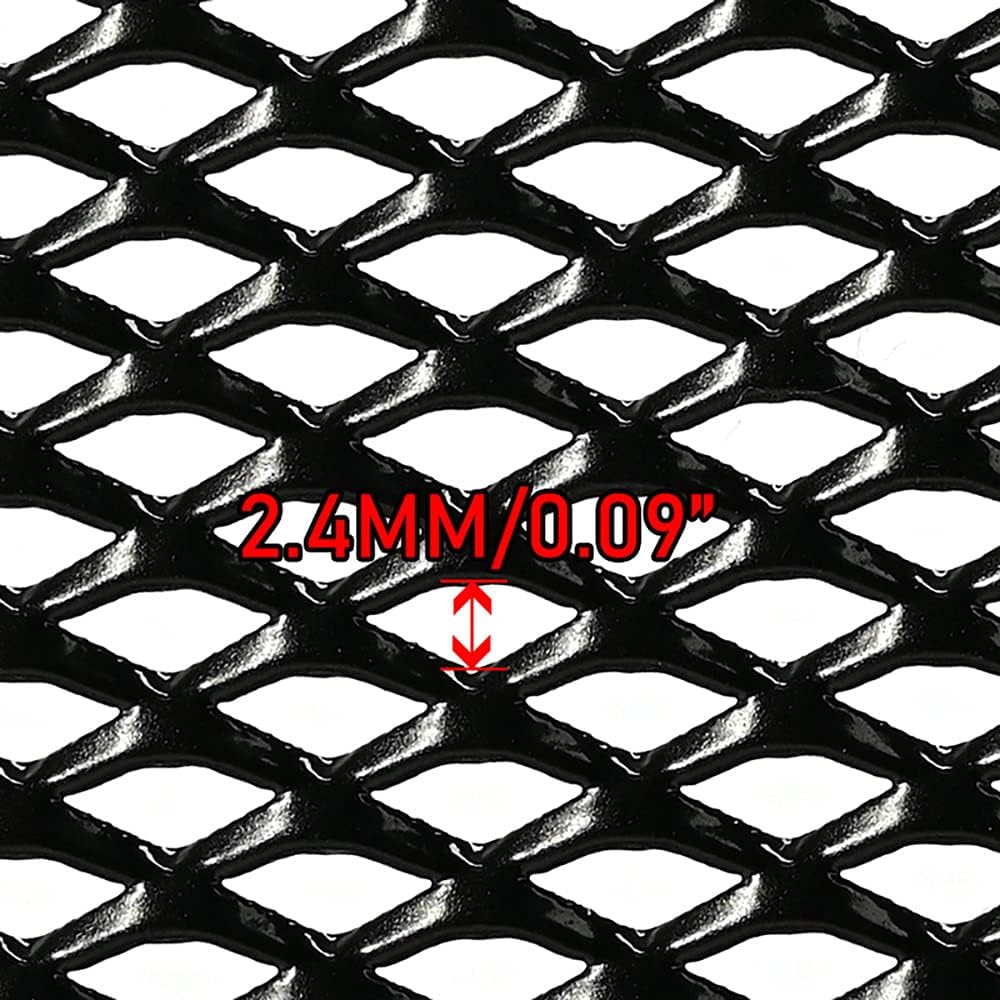 2Pcs Aluminum Car Grille Mesh Set V933