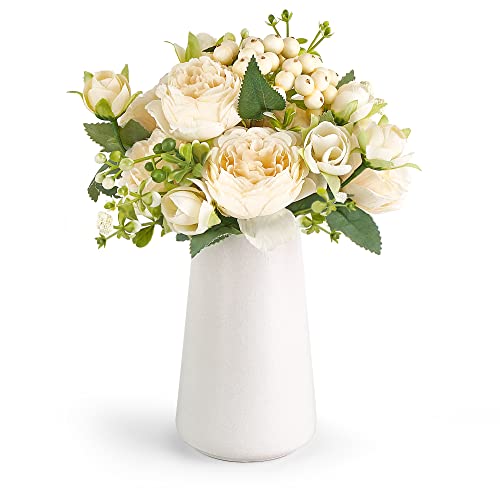 Small Artificial Flowers in Ceramic Vase Silk Flower Arrangements G83405