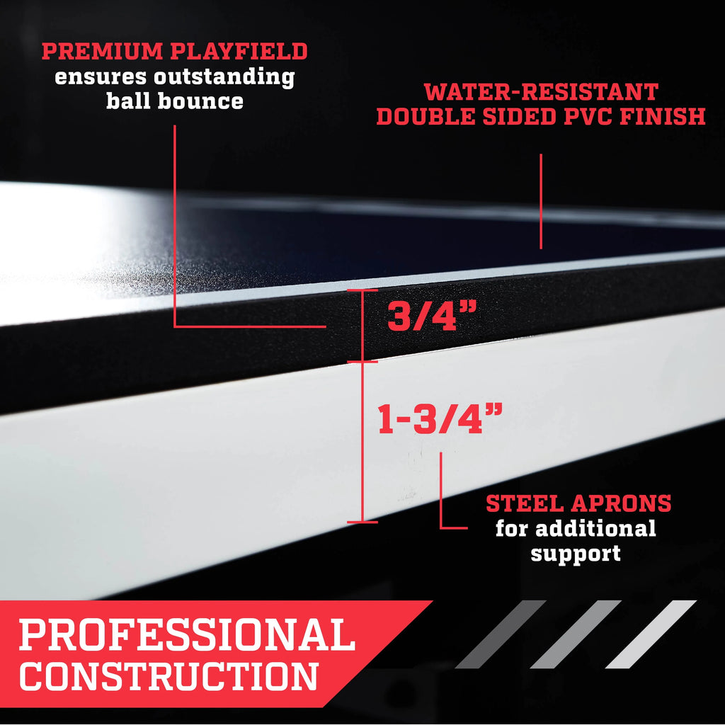 Official Size 2 Piece Table Tennis Table with Table Cover E2120