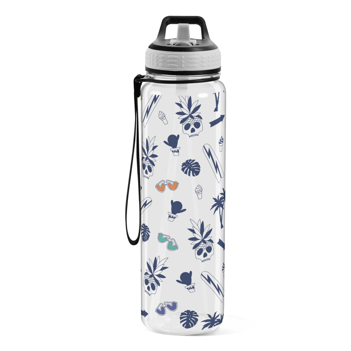 Clear 32oz Tritan Water Bottle with Straw H335604