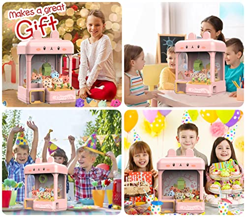Large Claw Machine with Prizes, Adjustable Sound & Light, Candy Crane Vending Machine P84962