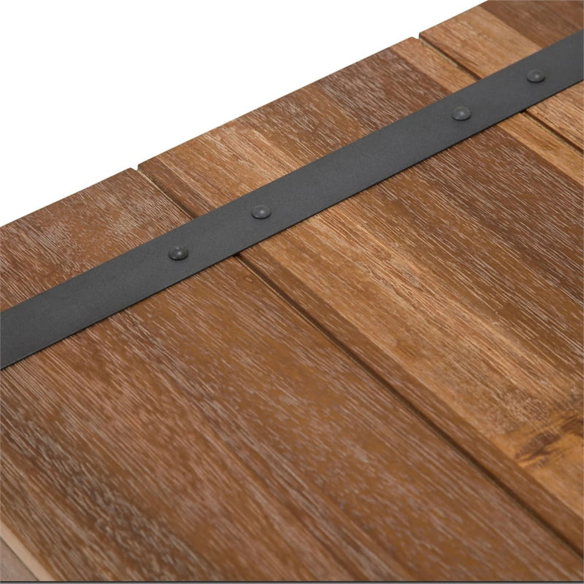 Wood End Table in Burnt Umber Brown D833493