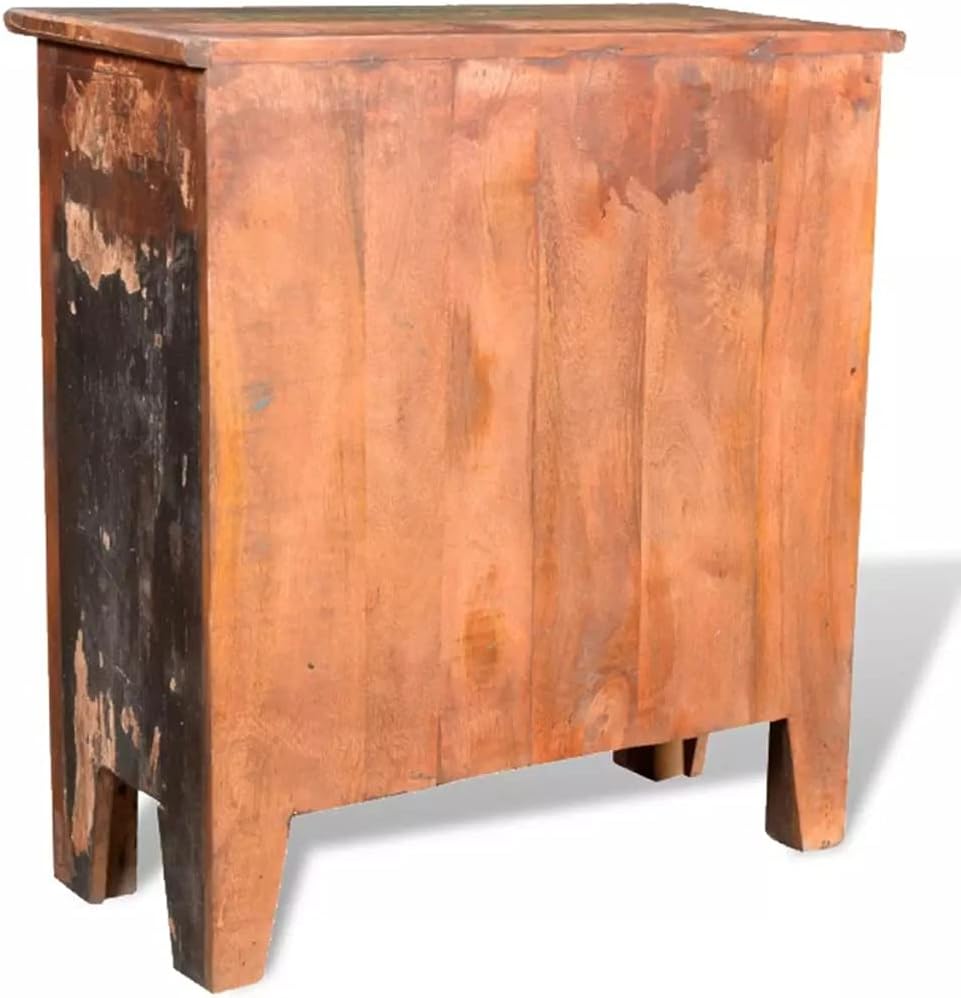 Solid Reclaimed Wood Cabinet 4 Drawers S434
