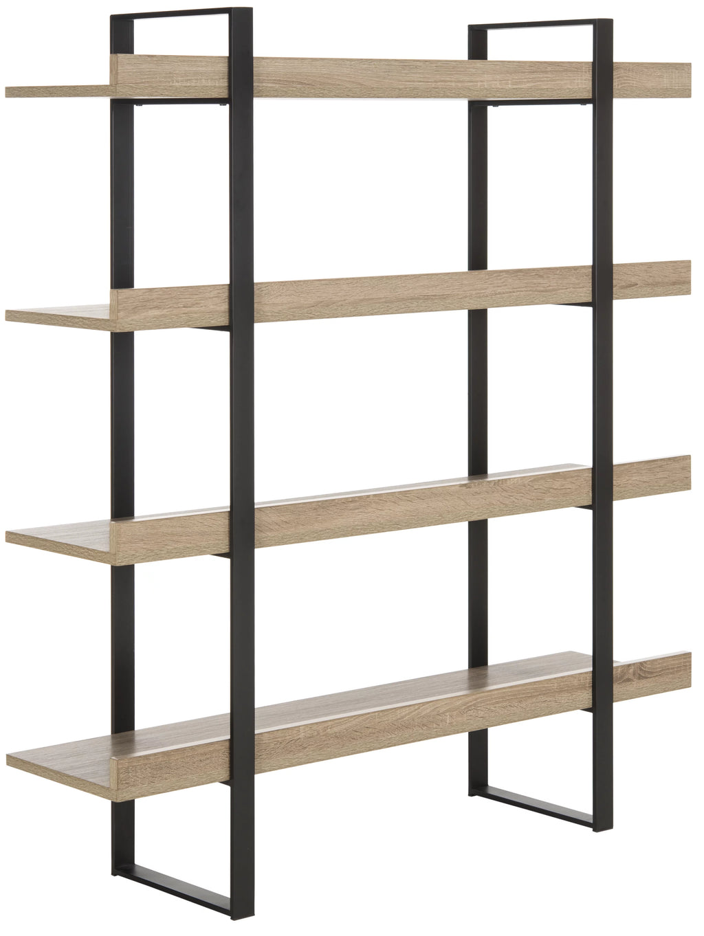 Oak Black 4 Tier Etagere C30370