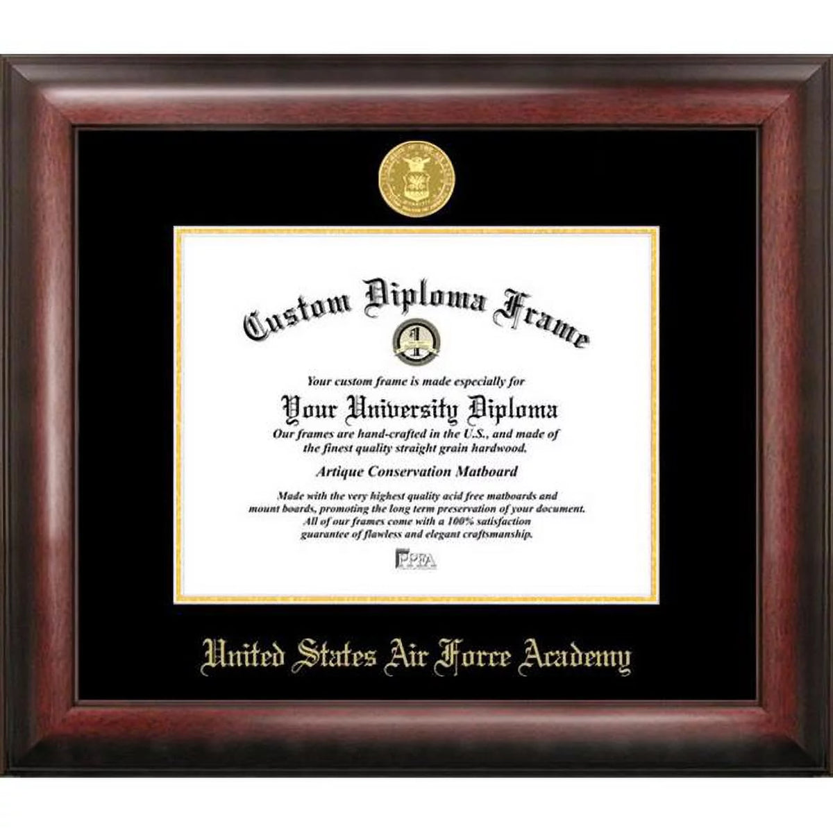 Gold Embossed Diploma Frame R758