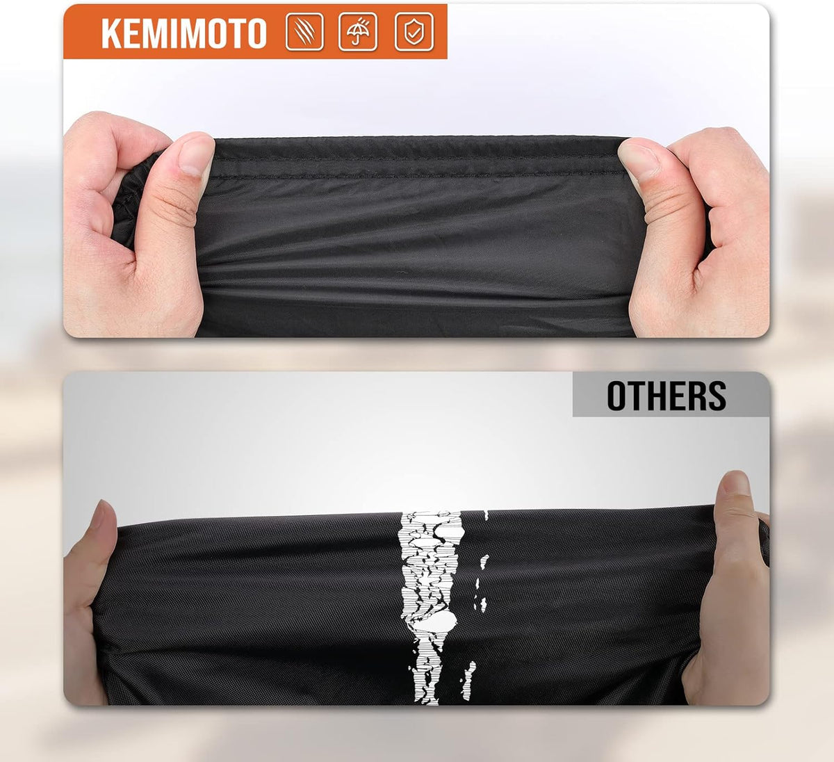 All Weather Resistant Bike Cover with Reflective Strips R8712