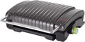 4-Burger Curved Grill With Non-Stick Plates, Silver P724