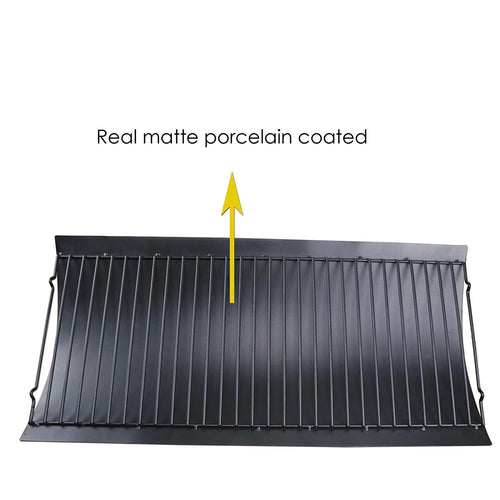 20 inch Ash Pan Drip Pan for Charcoal Grill with 2pcs Fire Grate Hanger C937305