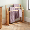 Natural Wood Towel Rack P4707