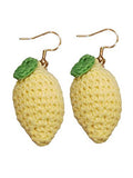 Blue Crocheted Lemon Drops Earrings X91368