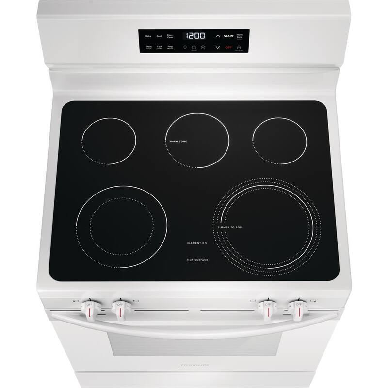 White 5 Element Freestanding Electric Range K9662