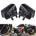 Black Left & Right Side Saddlebag Swingarm Saddle Bags P611186