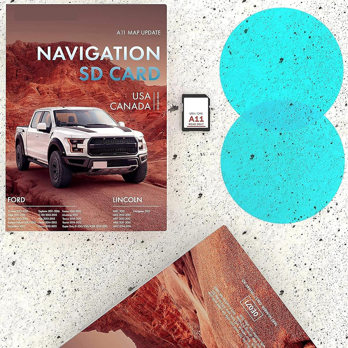 Navigation SD Card Compatible w Ford A11 M898460