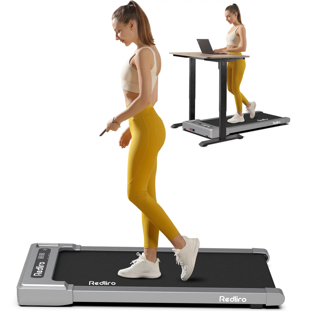White 2.25HP Walking Pad Treadmill P2382