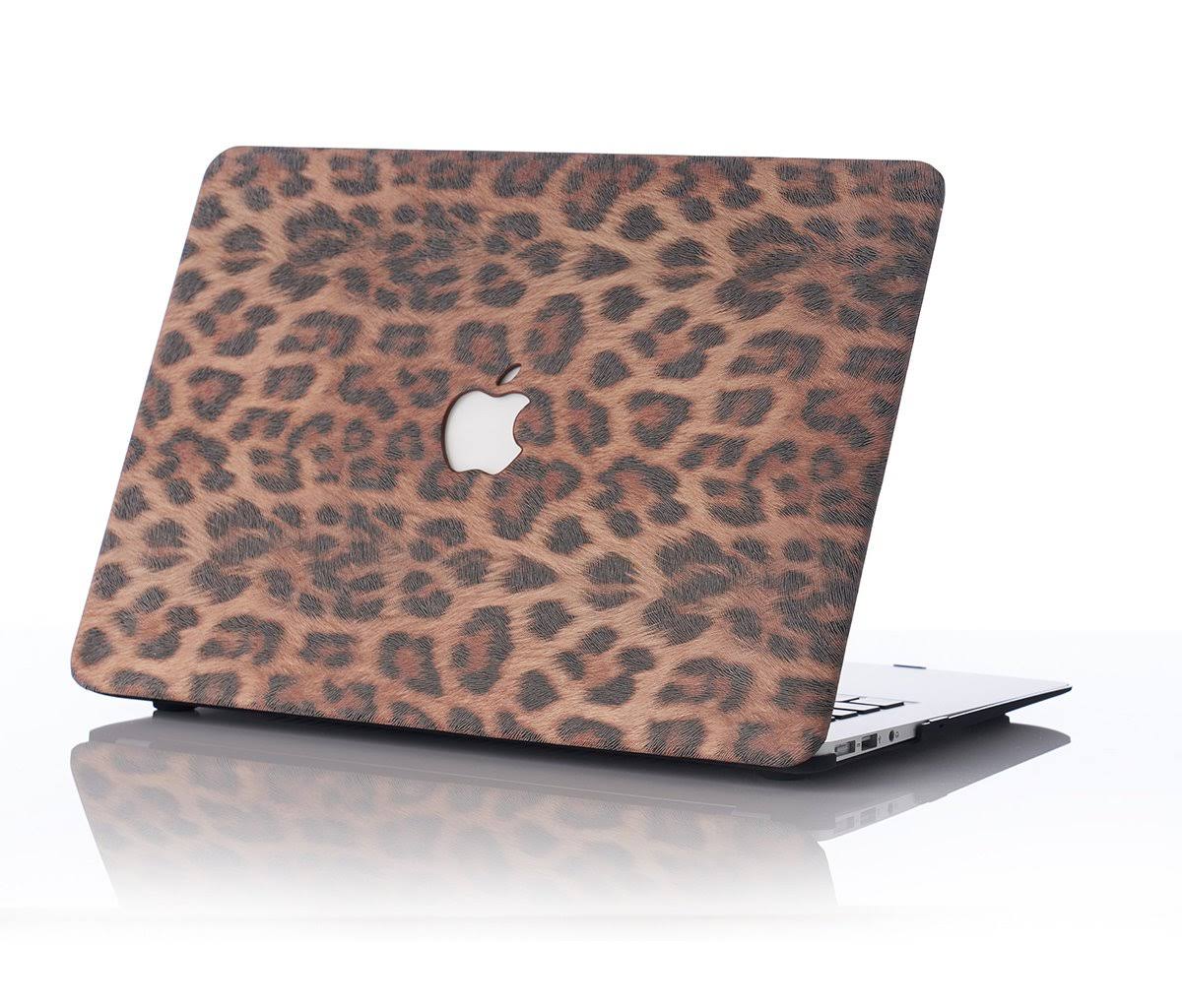 Leopard-Print MacBook Case N545914