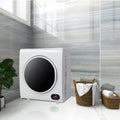 2.6 cu.ft Electric Portable Compact Laundry Dryer, White L87114