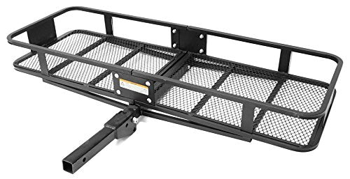 500 lb. Capacity Steel Hitch Mount Folding Cargo Carrier N255060