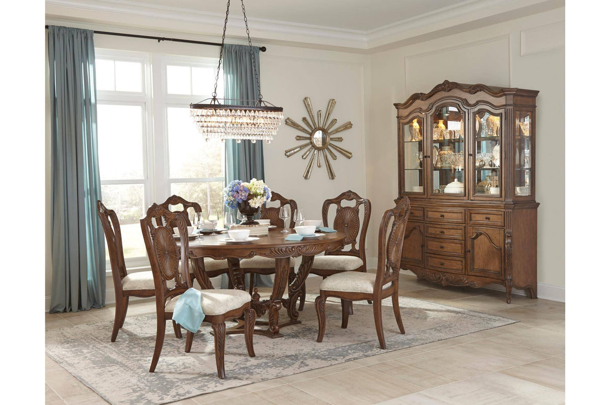 Pecan Side Chair Set of 2 G547