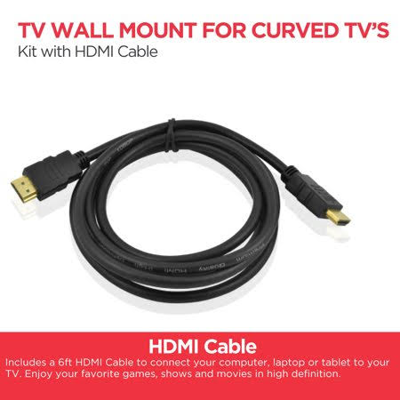 42 inch-65 inch TV Wall Mount Kit with HDMI Cable E30721