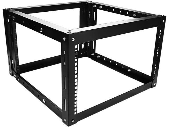 6U 800mm Adjustable Wallmount Server Cabinet with 1U 24-Port Cat6 Patch Panel K586019