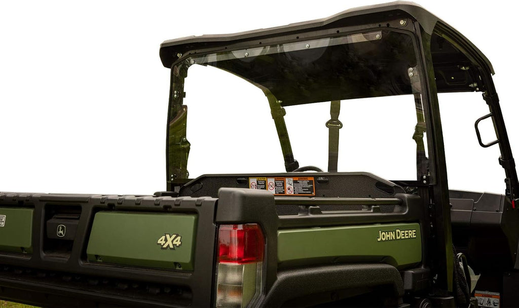 Heavy Duty Rear Windshield for John Deere Gator 835E / 835M / 865E / 865M, 1/4 Thick Polycarbonate B3575