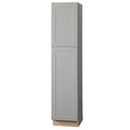 Shaker Assembled Pantry Kitchen Cabinet in Dove Gray Y7874