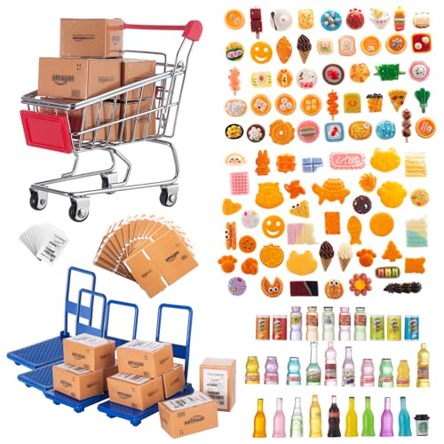 175PCS Miniature Dollhouse Pretend Play Kitchen Accessories Toys I358792
