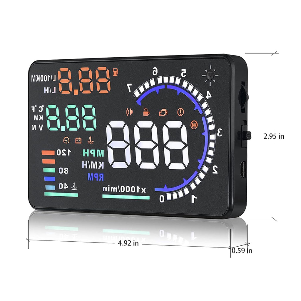 5.5 inches Multi Color Car HUD Head up Display O404630