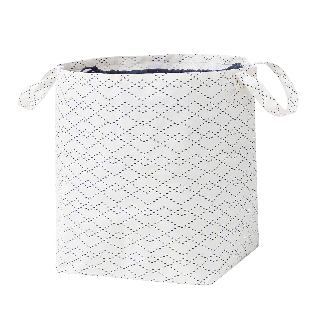 2 Pack White Black Drawstring Laundry Tote X492830