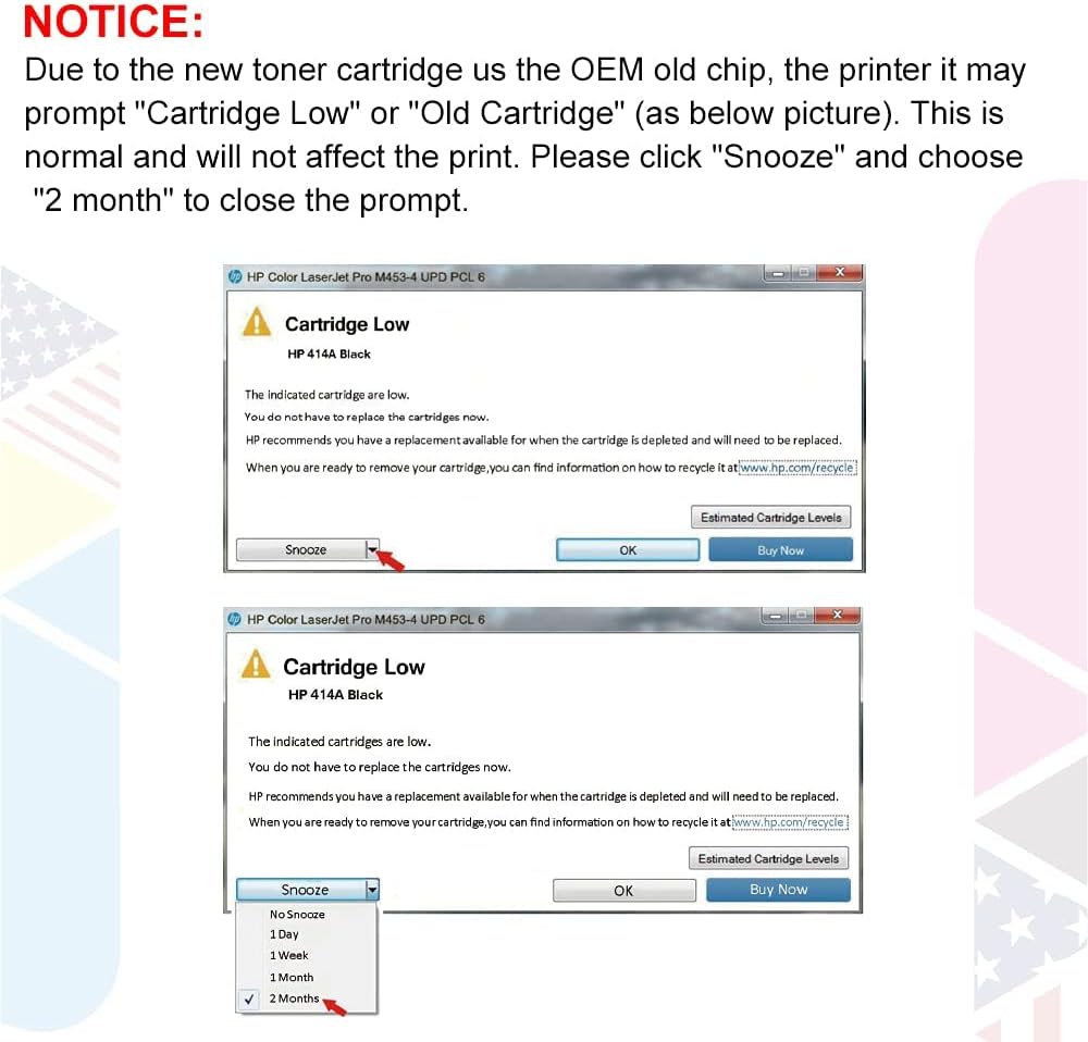 Remanufactured Toner Cartridge 4-Pack KCMY E3970