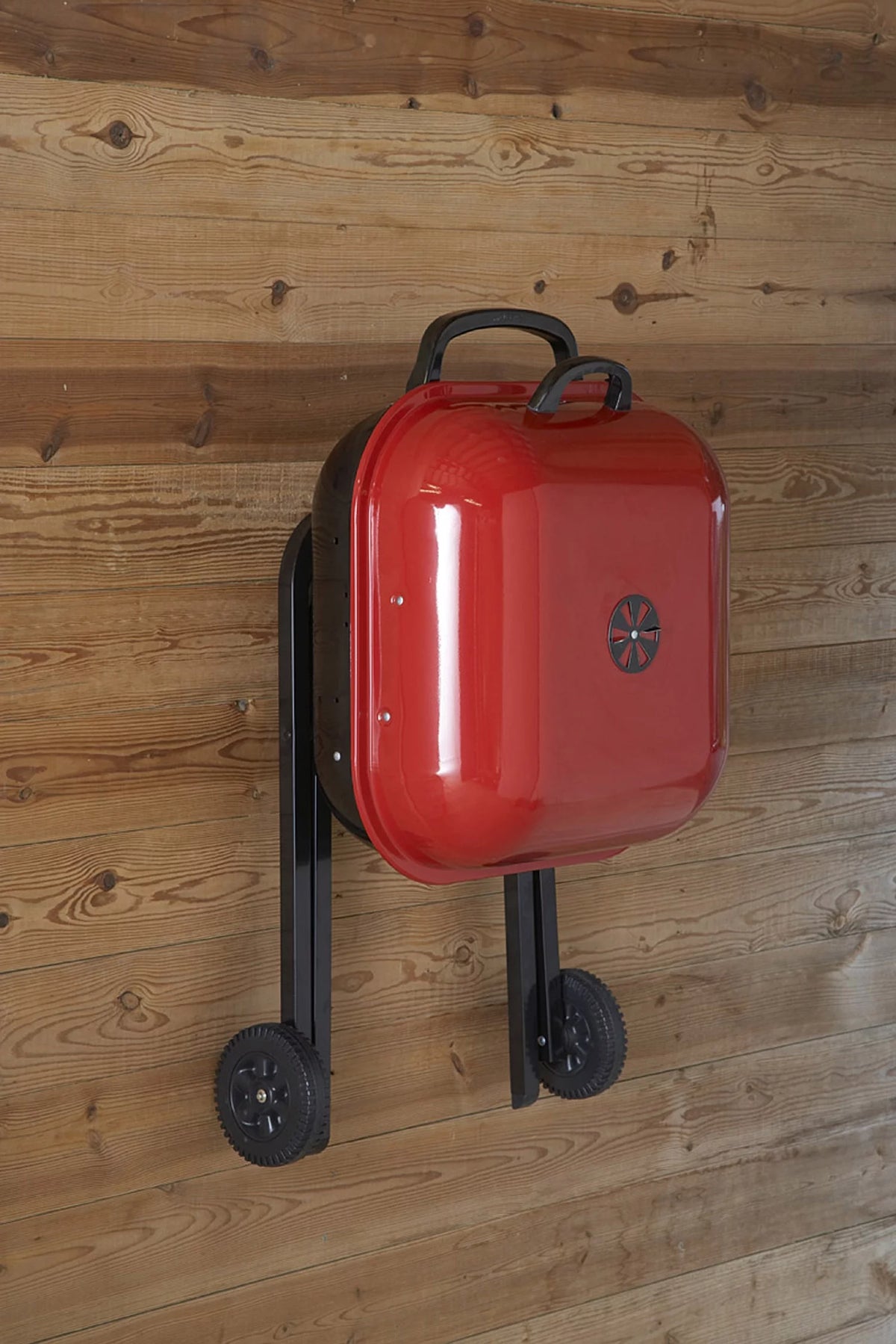 Red Portable Steel Charcoal Grill C760