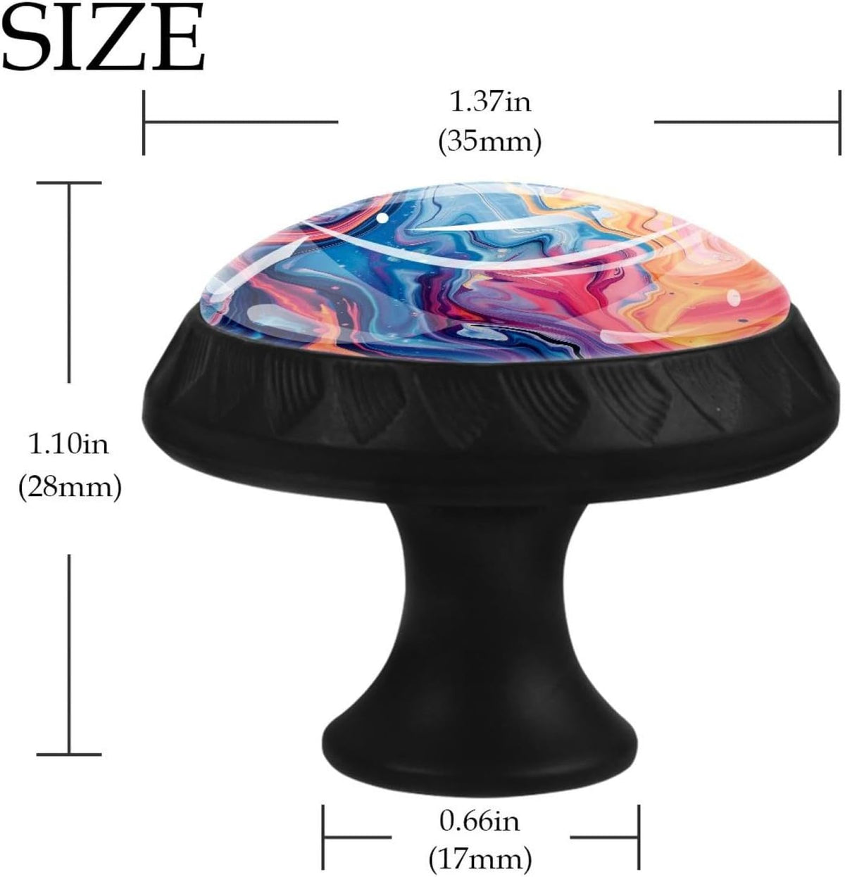 Pack of 12 Clear Crystal Glass Cabinet Drawer Knobs X476935