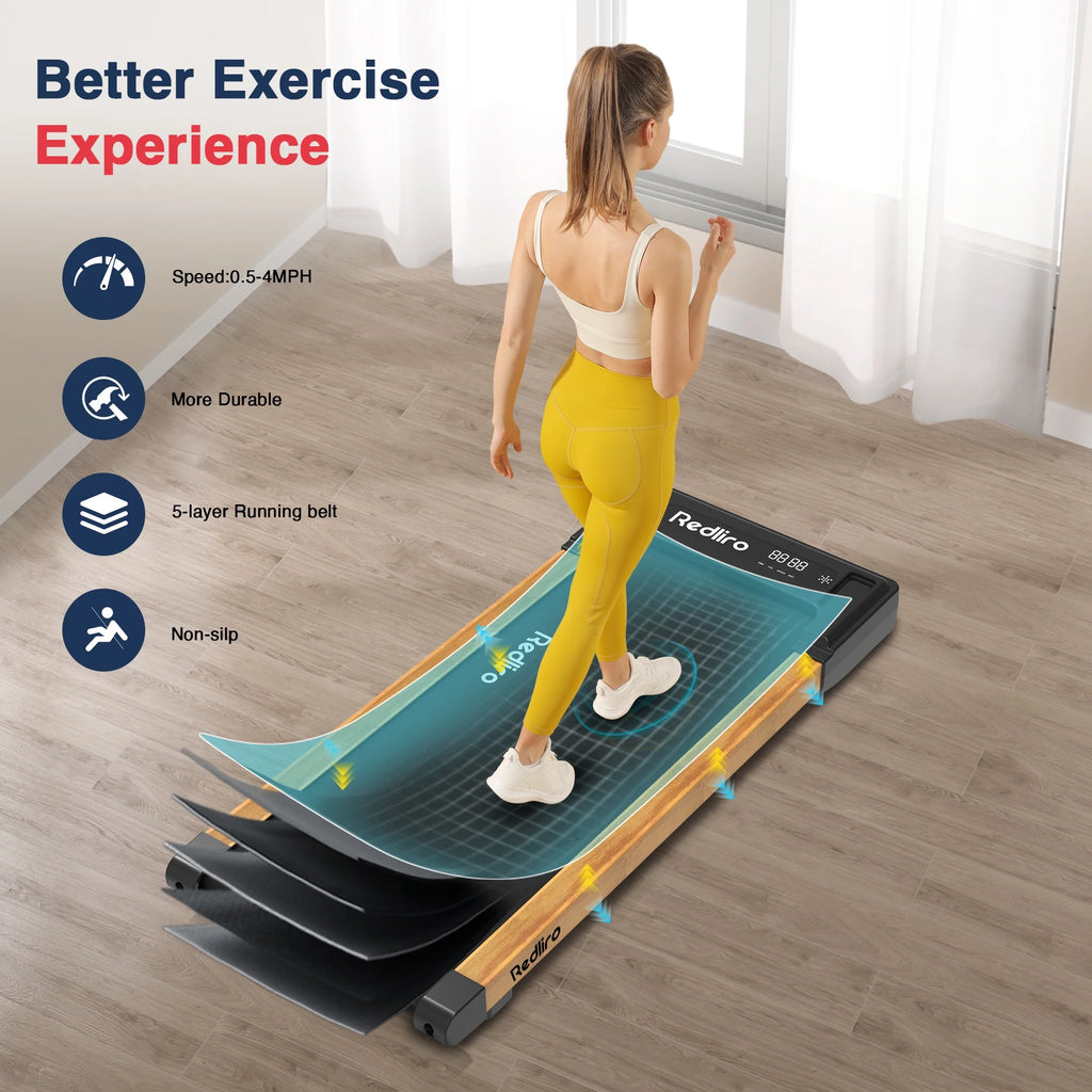 White 2.25HP Walking Pad Treadmill P2382