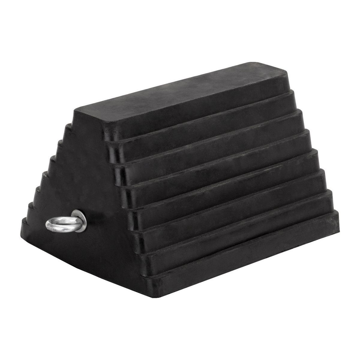 Rubber Wheel Chock with Eyebolt E853207