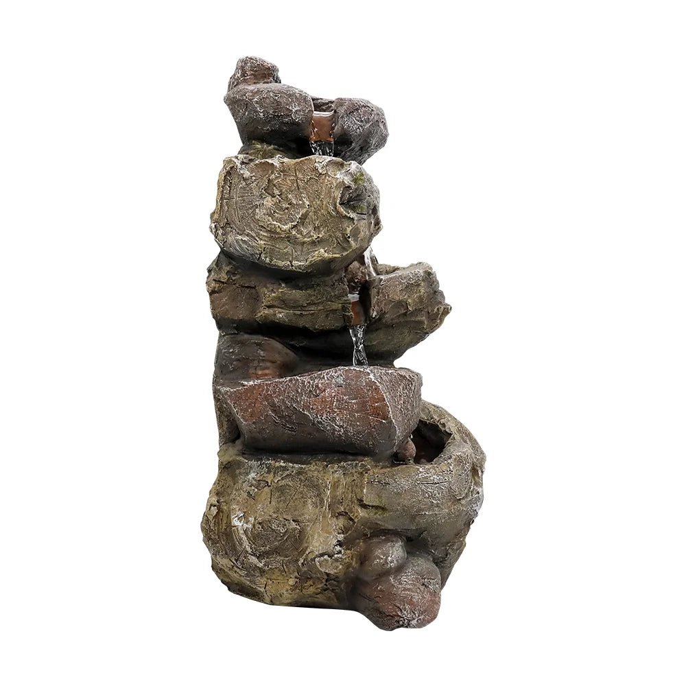 Tabletop Waterfall Fountain with Light B178580