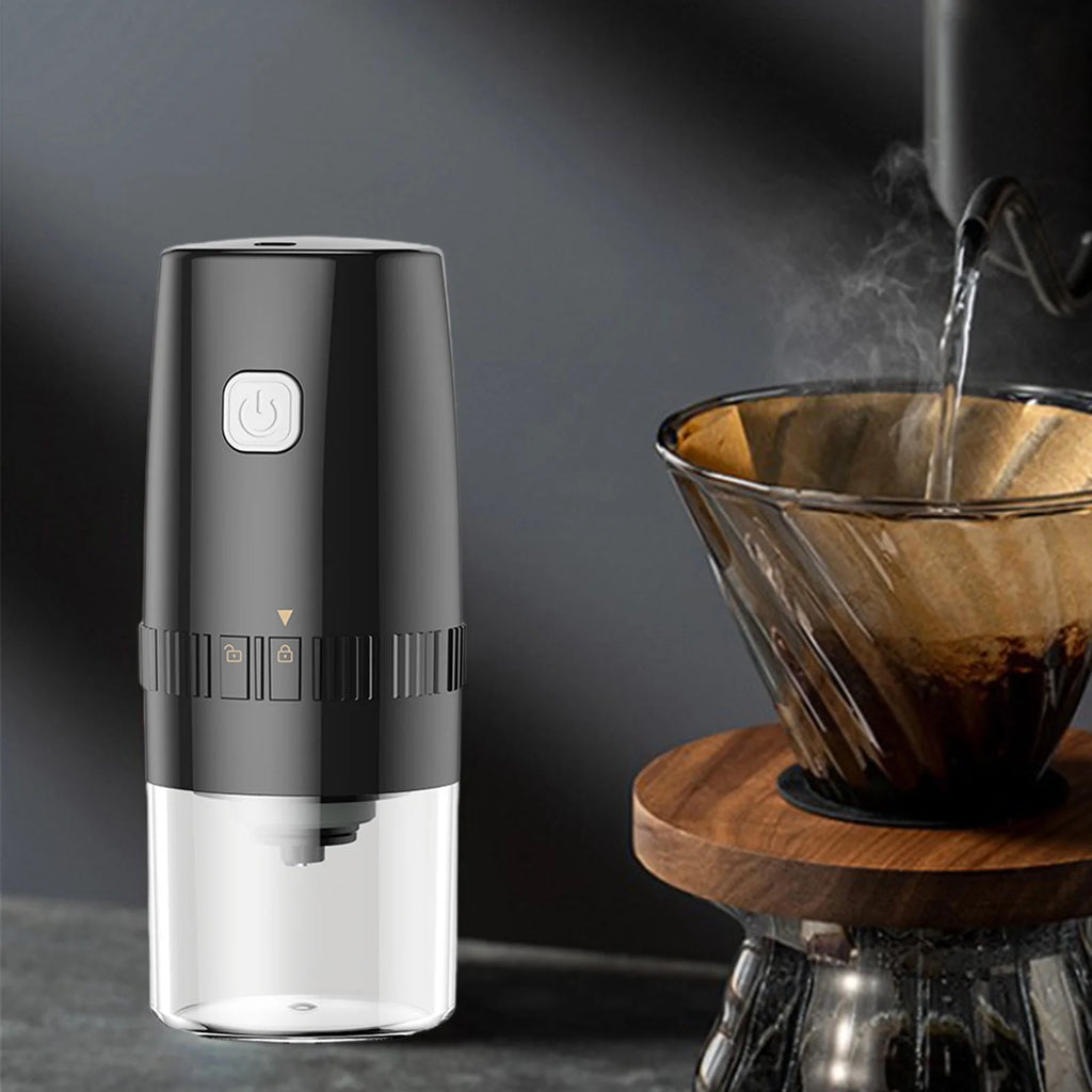Black Cordless Electric Burr Coffee Grinder O403339