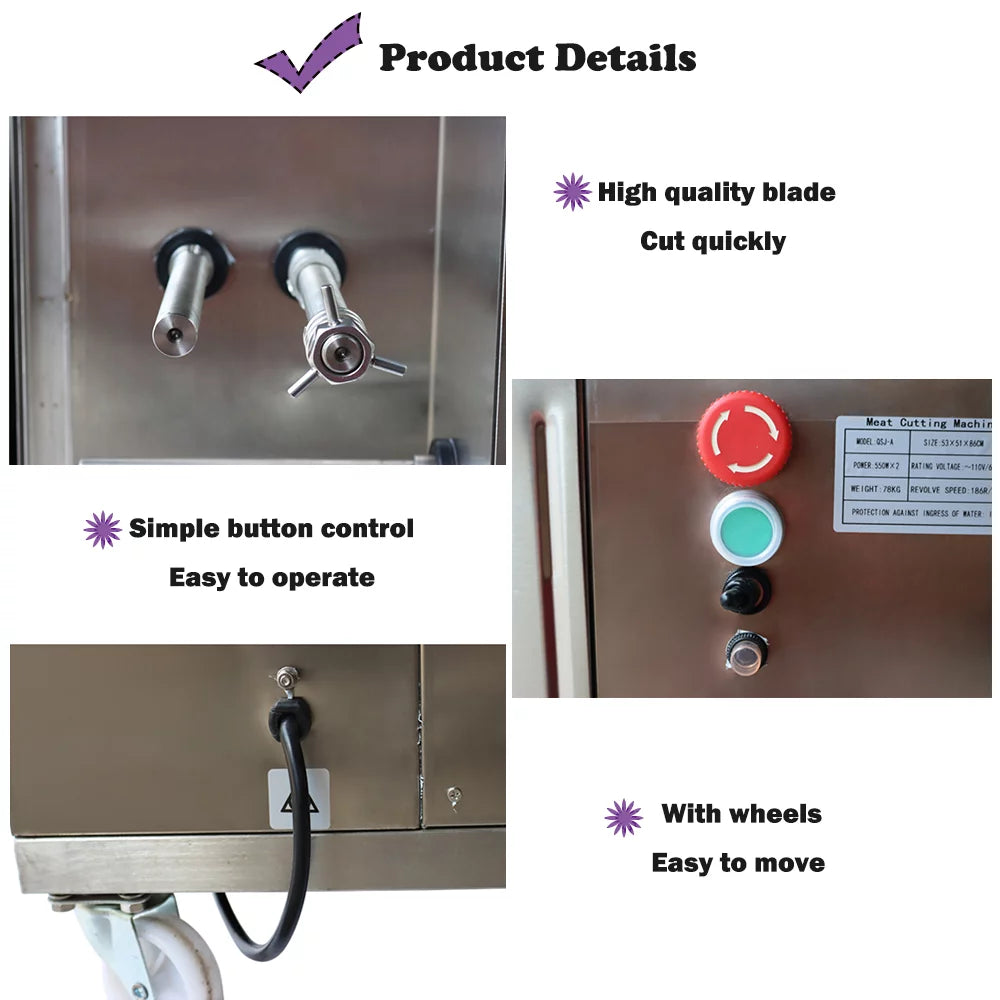 Shredded Meat Cutting Machine with Double Motor G287430
