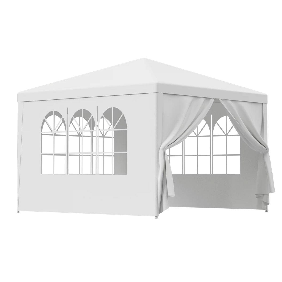10 x 10 ft White Canopy Tent M24296