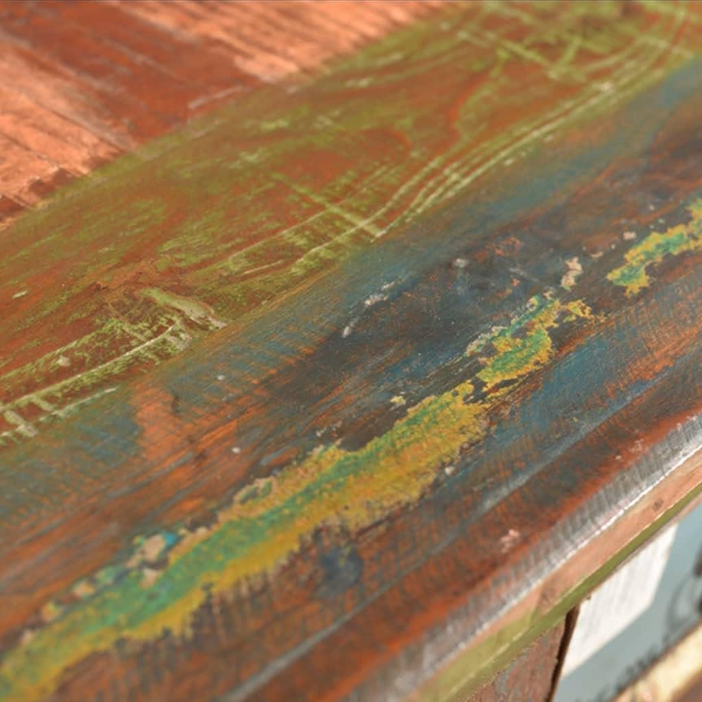 Solid Reclaimed Wood Cabinet 4 Drawers S434