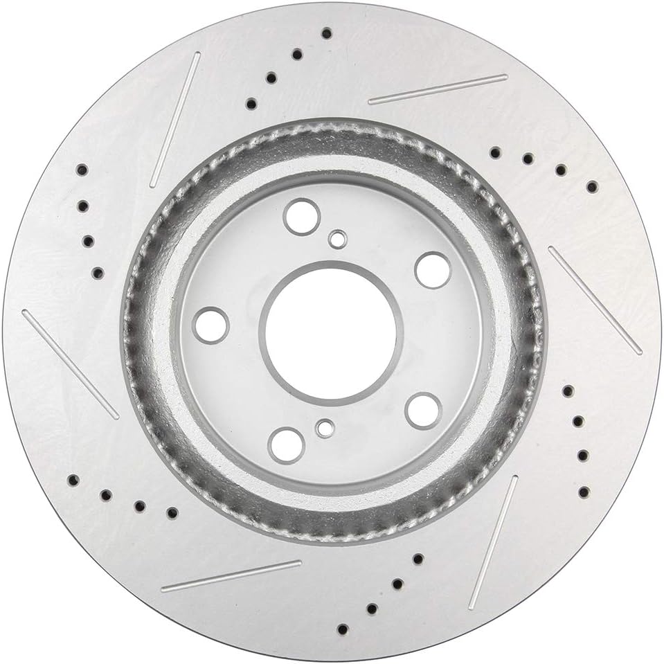 Front Drilled Slotted Brake Rotors Kit U4426