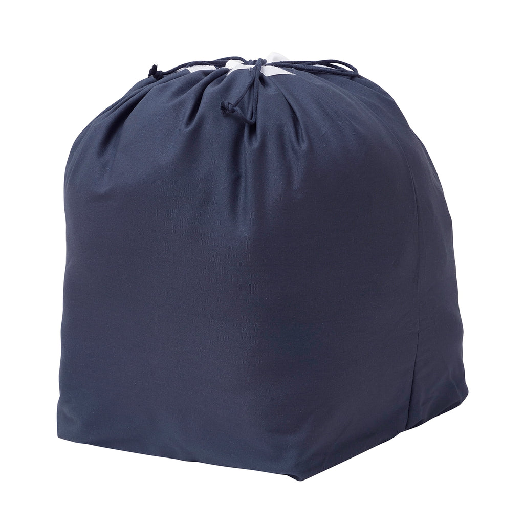 2 Pack White Black Drawstring Laundry Tote X492830